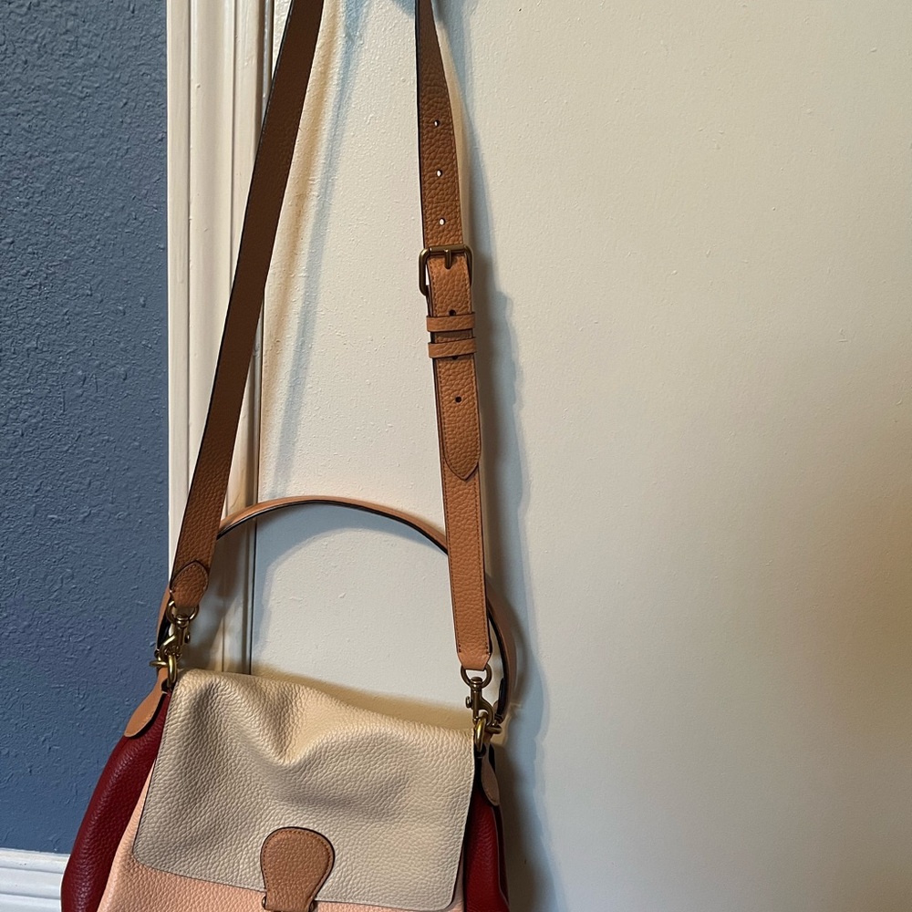 Coach color block purse. straps can be taken off I left both on so you can see - Picture 8 of 11